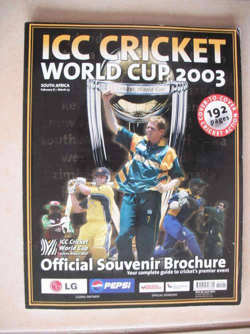ICC Cricket World Cup 2003: Official Souvenir Brochure
