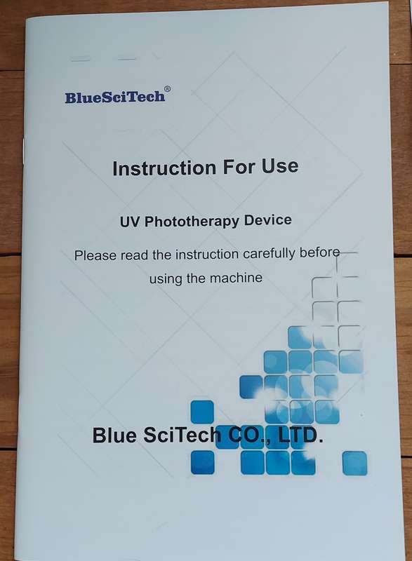 UVB Home Phototherapy Lamp for Vitiligo, Psoriasis, Eczema and Dermatitis