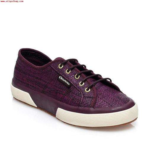 Superga Raffiau - Women's Lifestyle Shoes Burgundy Cheap-S009HI0-E23  9.5UK