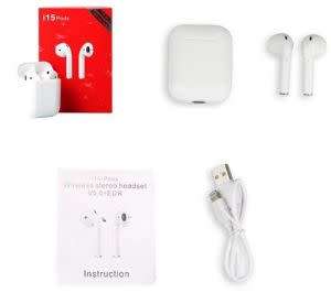 i15 TWS AirPods (Wireless Earphones) With Charging Case