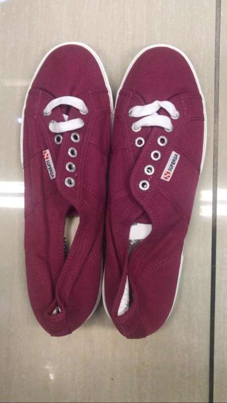 Superga 2950 COTU Sneaker Dark Bordeaux / Weinrot  44 9.5UK