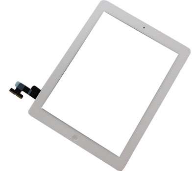 ipad 2 digitezer touch screen with home button and adhesive white OEM