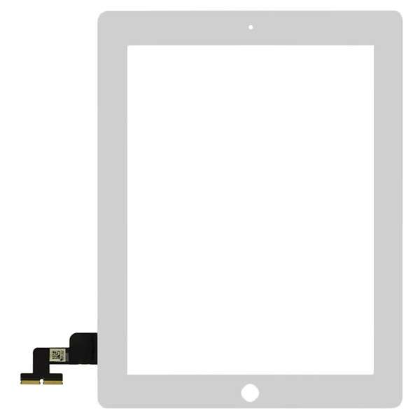 Apple iPad 2 Touchscreen Digitizer white with home button flex
