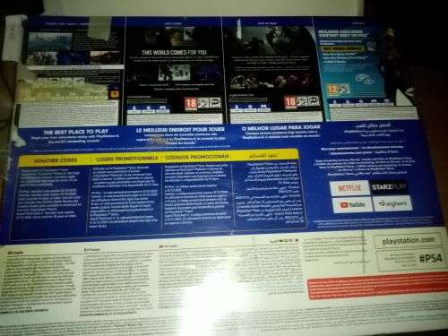 PS4 500GB MEGA PACK Console + God of War + GTA V + Days Gone