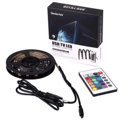 USB TV LED Strip Light 2Mtr With Remote