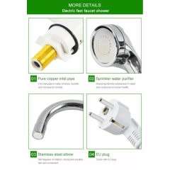 Instant Hot Water Faucet And Shower Head