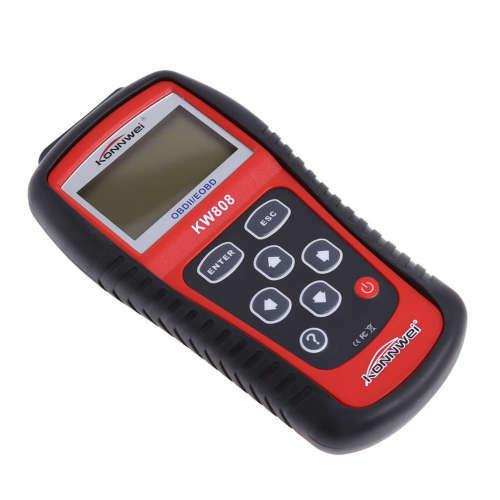 Diagnostic Scanner - Konnwei OBD2/EOBD Scanner - Konnwei KW808 OBD2 Scanner with Software Disc