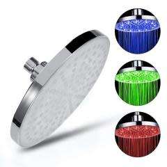 LED 3 Colour RGB Showerhead