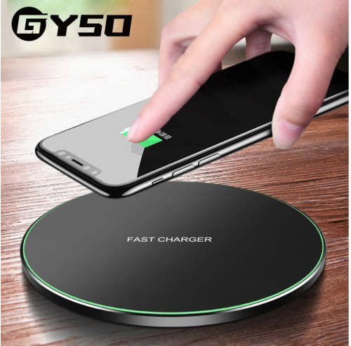Fast Wireless Charger For Samsung Galaxy S10 S9/S9+ S8 Note 9 USB Qi Charging Pad for iPhone 11 Pro