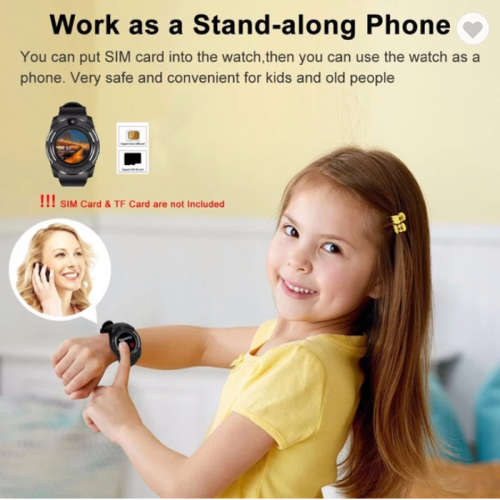High Quality Big Battery smart watch A1 touch screen camera wireless smartwatch for Android