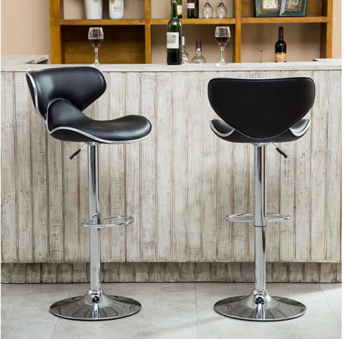 Butterfly Backrest Bar Chair Bar Stools Modern Bar Chairs Height Adjusted Rotatable