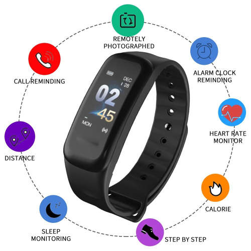 Smartwatch Fitness Tracker - Red