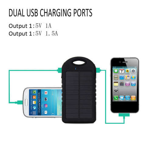 Solar Charger Solar Power Bank Back Up Charger Solar Charging Station Chargers For Phone