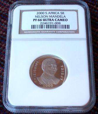 2000 Mandela PF66 Ultra Cameo