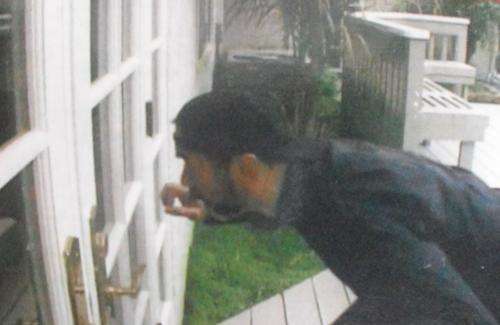 Intruder on patio