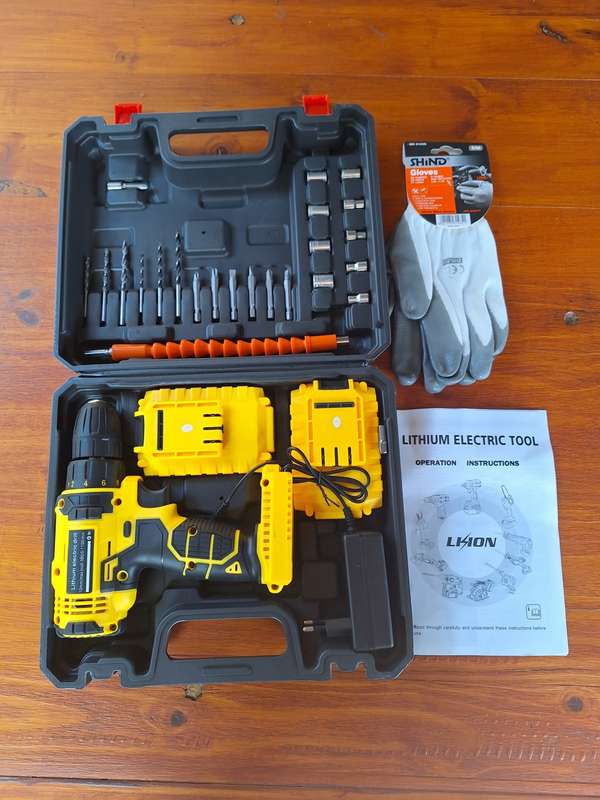 IMPACT DRILL - Wireless with 2 Lithium Battery Packs