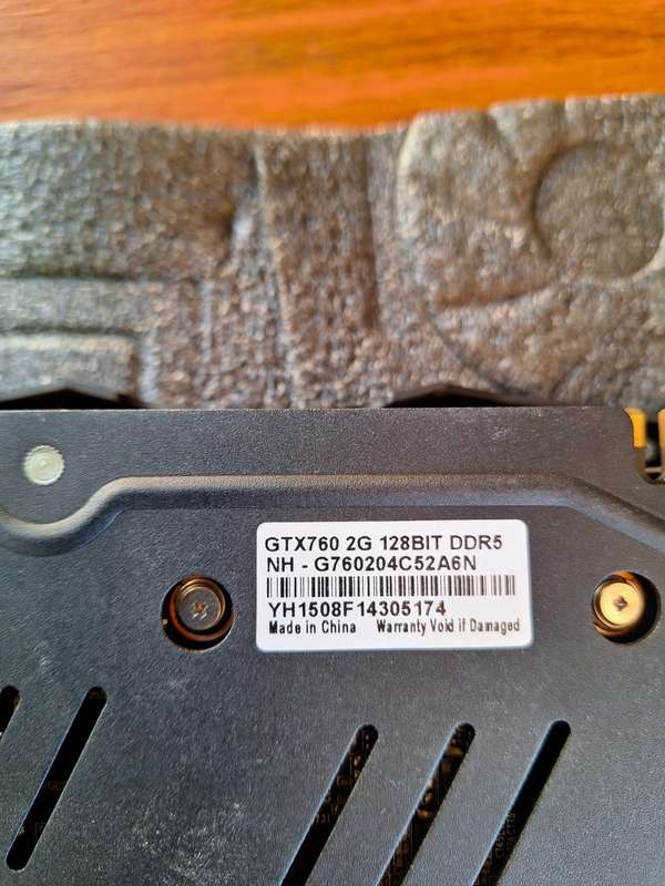 GEFORCE GTX 760 GRAPHICS CARD