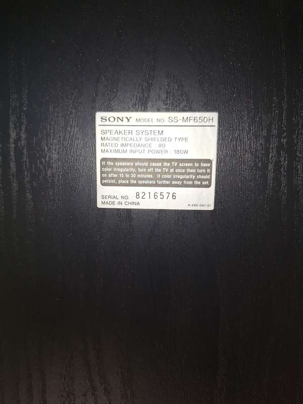 SONY AMPLIFIER & RADIO RECEIVER - Relist due to non payment -