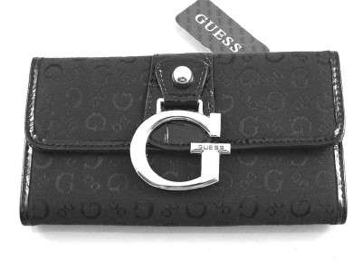 Black GUESS Primary Wallet