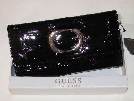 Authentic GUESS Black Croc Wallet