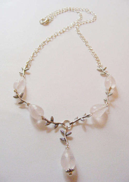 Beautiful handmade gemstone necklace