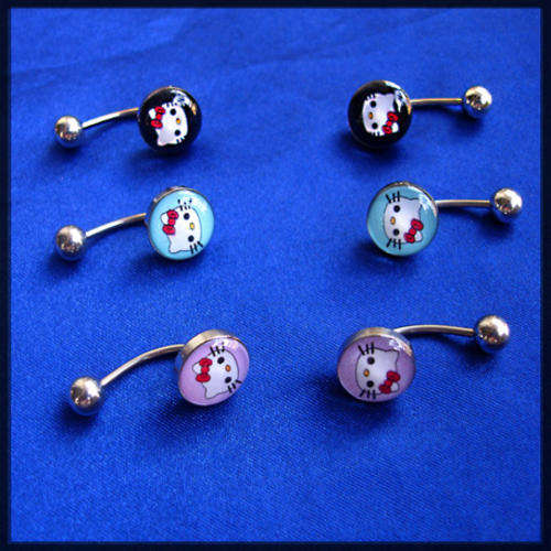 Hello Kitty Belly Rings