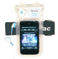DiCAPac WPms10 waterproof case & earphone for i pod/ mp3 player