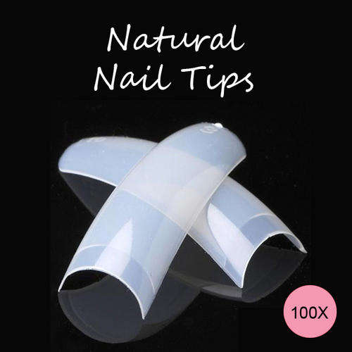 Nail Tips Natural 100 Tips