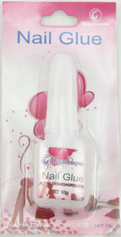 Brush on nail glue for acrylic / designer nail tips 10g