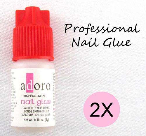 2X Professional Nail glue for acrylic / designer nail tips 3g