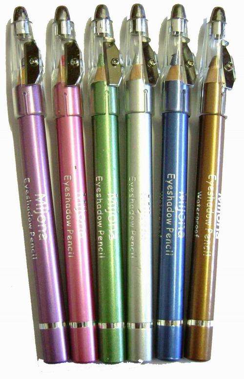 Mijona Eyeshadow Pencil With Sharpener X6pcs - All 6 Colours