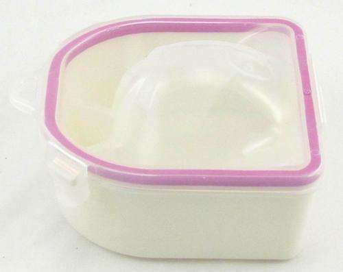 Acetone Resistant Spa Soak Off Warm Water Bowl to remove acrylic nail tips - Pink