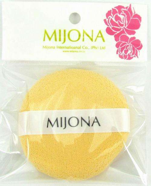 Mijona makeup cosmetic sponge round wedges with ribbon