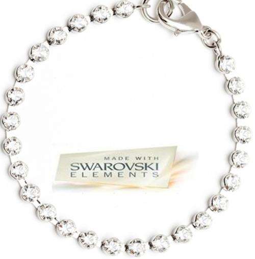 Tennis Bracelet * Made with SWAROVSKI ELEMENTS