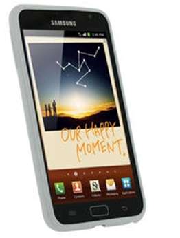 Gel Case Cover for Galaxy Note N7000 (White)