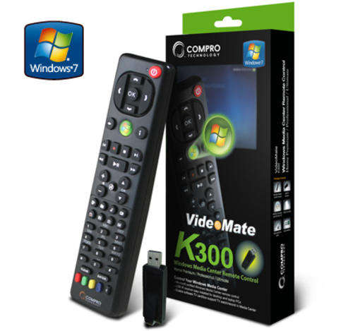 Compro remote control for MCE(Medis Center Edition) (K300)