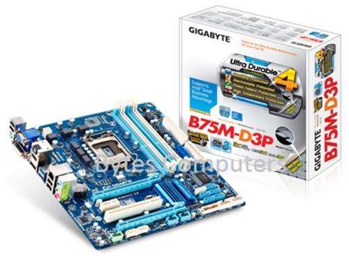 GIGABYTE B75M-D3P: Motherboard