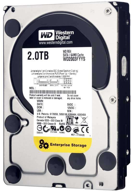 2TB Western Digital Enterprise Hard Drive