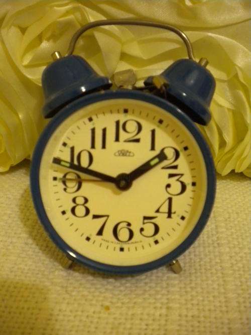 Small Blue PRIM clock