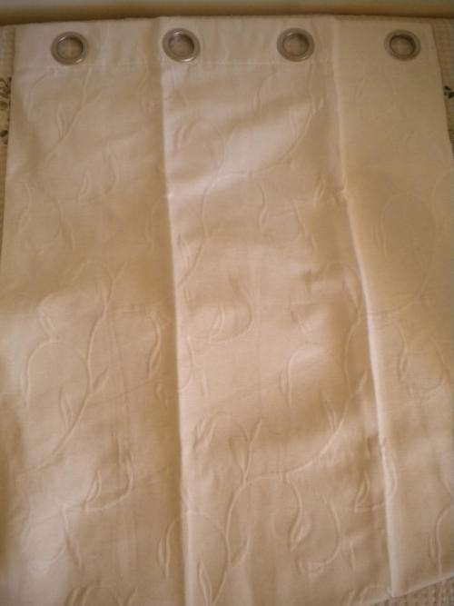 Elegant Eyelet Poly Damask Curtains