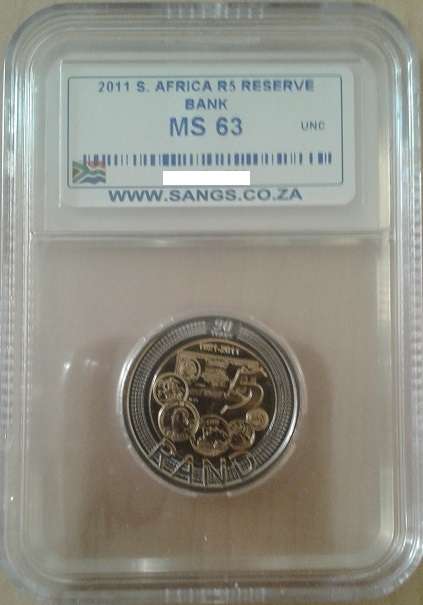 MS63 - 2011 SARB R5 - HIGH GRADE