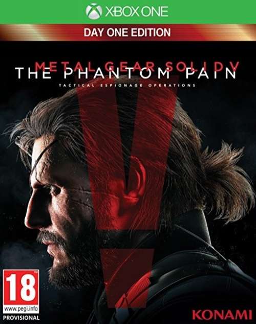 XBOX ONE - METAL GEAR SOLID V THE PHANTOM PAIN DAY 1 EDITION *** BRAND NEW & SEALED ***