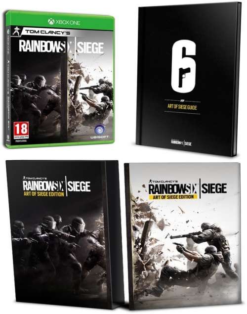 XBOX1 - RAINBOW SIX SIEGE - ART OF SIEGE EDITION + 120 PAGE TACTICAL GUIDE *** BRAND NEW & SEALED **