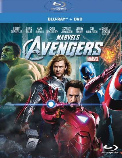 BLU RAY - MARVEL'S THE AVENGERS - BLU RAY + DVD