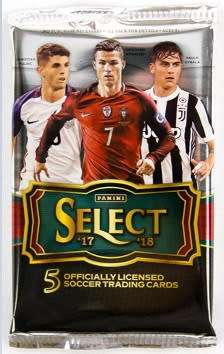SELECT SOCCER 17/18 HOBBY PACK - CONTAINS 5 CARDS