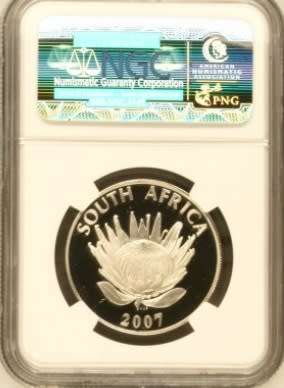 PF69 UC - 2007 SILVER PROOF R1 - FW DE KLERK
