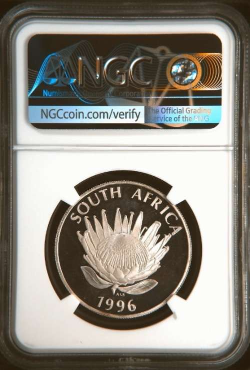 PF68 UC - 1996 SILVER PROOF PROTEA R1 - CONSTITUTION