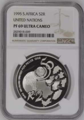 PF69 UC - 1995 Silver Proof R2 - United Nations