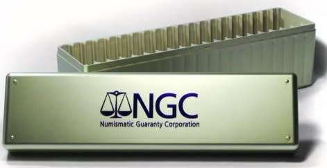 SILVER NGC STORAGE CONTAINER - HOLD 20 NGC GRADED COINS IN STANDARD SLABS