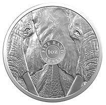 *** 2019 Big 5 Release *** Elephant Brilliant Uncirculated 1Oz Silver Ag 999